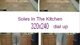 Soles Tease in the Kitchen .......... dial up