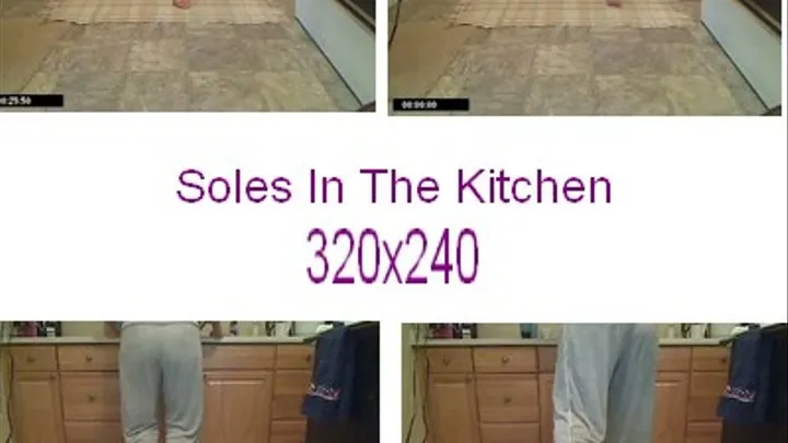 Soles Tease in the Kitchen