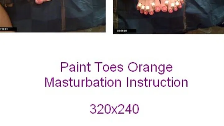 Paint miulf toes orange mast inst