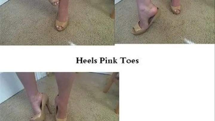 Heels Tease Pink Toes High Arches Masturbation Instruction