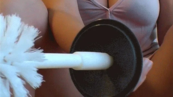 CLEAN MY TOILET BRUSH WITH YOUR TONGUE