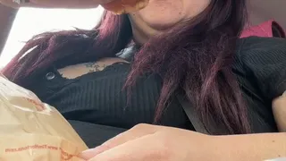 Breakfast Time in the Car