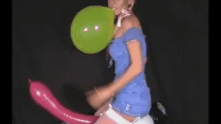 Balloon Riding, Popping and Blow2Popping Galore - Cameron