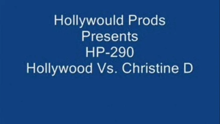 HP-290 Hollywood Vs. Christine D - Ring Match