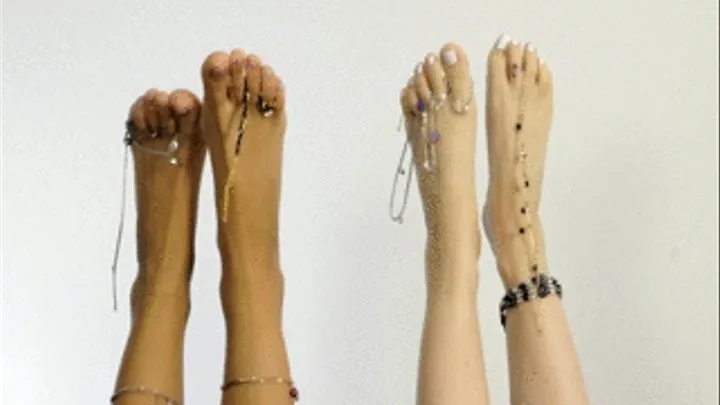 Foot Jewelry Models - Weronika And Tamara