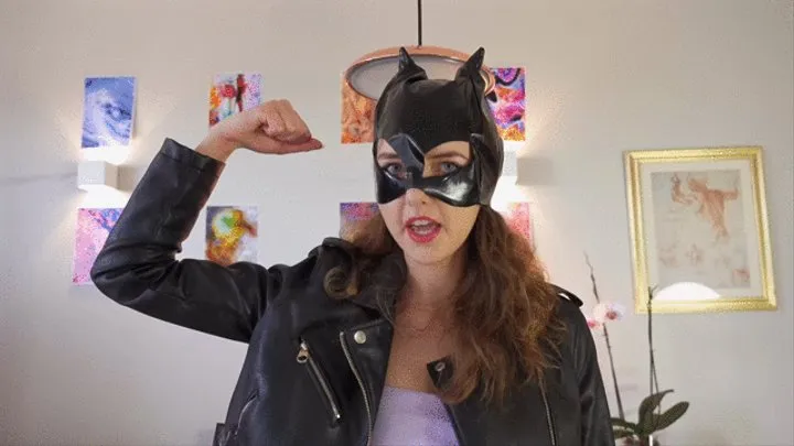 Catwoman Stella Give A Lesson Of Good Manners To Batman - Full