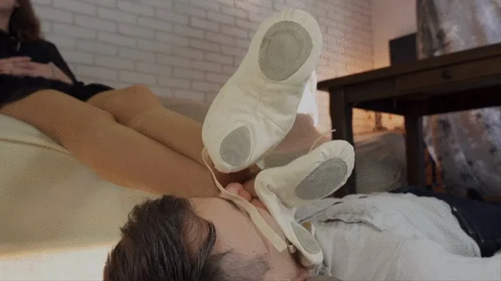 Smell Amazing Legs Of Stella In Creamy Ballet Shoes - Part 02