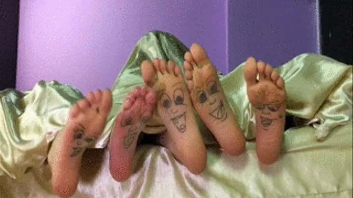 3 Girls - Puppet Feet Flirt Tickle