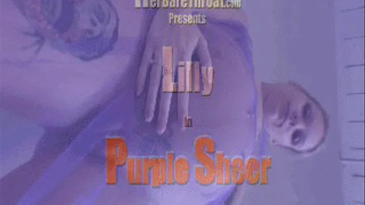 Lilly Purple Sheer