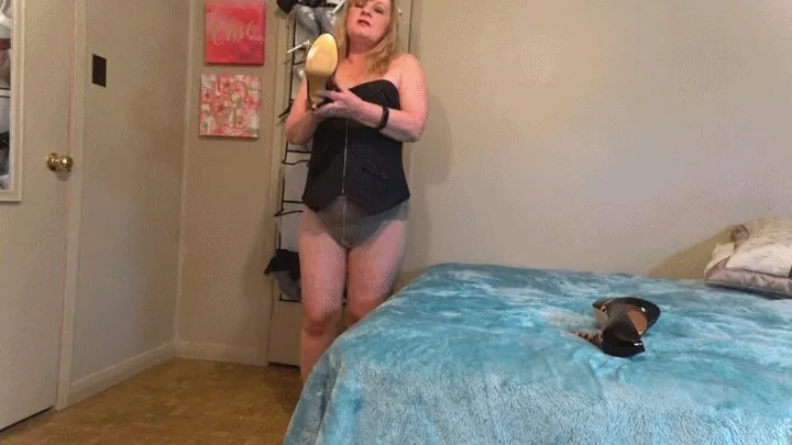 Step-Mom being a dirty slut for her step-son