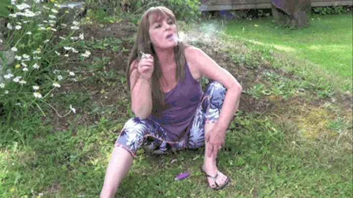 Smoking in my back yard