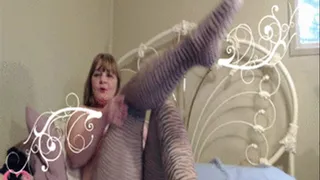 Hot pantyhose worship play