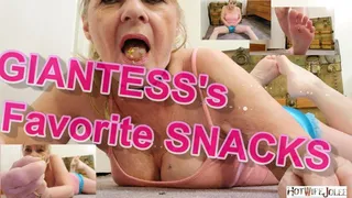 Giantess Eats Favorite Snacks Vore Fetish