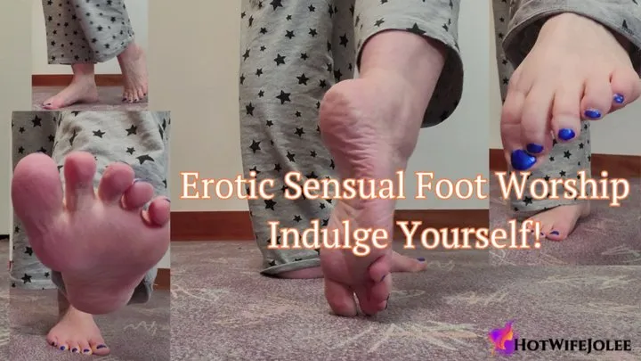 Indulge in erotically sensual foot worship!