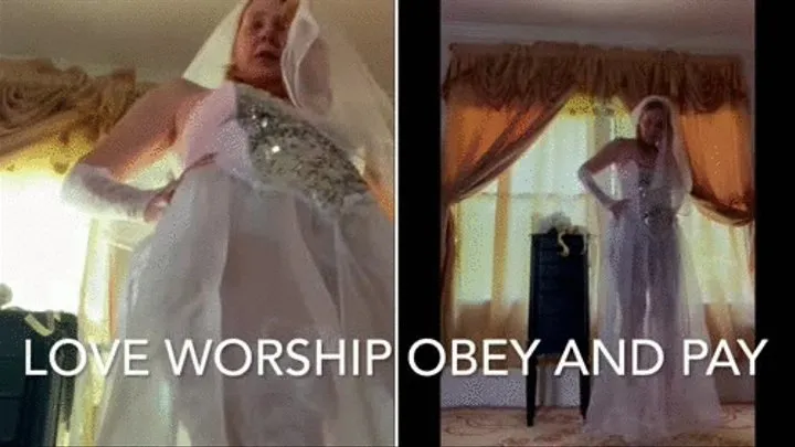 Love Worship Obey and Pay - a Findom Wedding Fetish