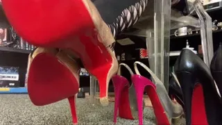 High Heel Fetish? Love Louboutins? Nearly 14 minutes at my perfect greedy feet