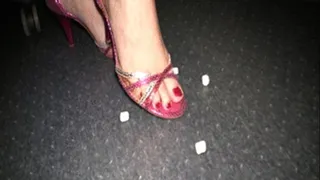Jenna Crushing In High Heel Sandals
