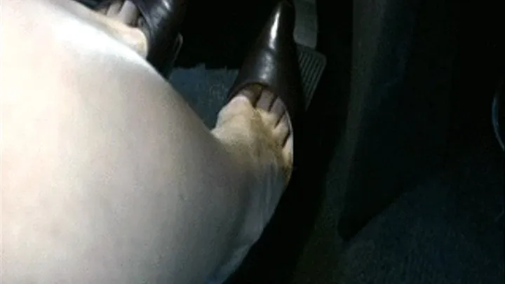 Jenna Just Drives Bare Foot Pt 2