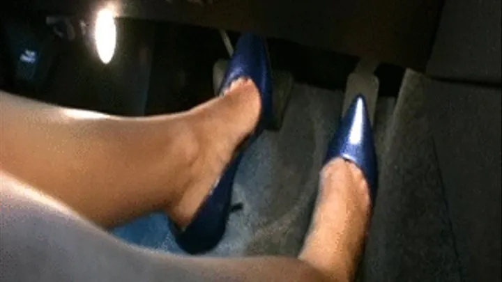 Jenna 's Hot Blue High Heels