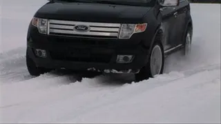 Jenna Does Donuts in Snow