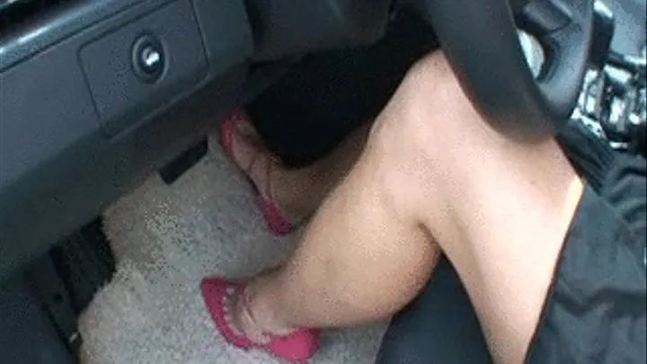 Jackie Revs In Hot Pink Pumps Part A