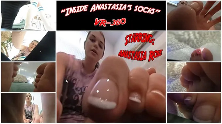 Inside Anastasia's socks