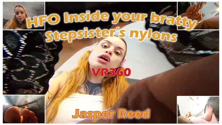 HFO Inside your bratty stepsister's nylons