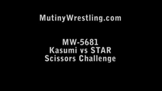 MW-581 Star vs Kasumi SCISSORS CHALLENGE full video