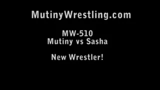 MW-510 Mutiny vs Sasha female wrestling Part 1