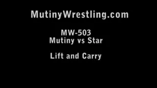 MW-503 Mutiny vs Star Pro Wrestling Lift and Carry Part 1