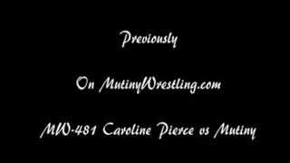 MW-482 Mutiny vs Caroline Pierce (sexy porn star) Wrestling + Facesitting Part 1