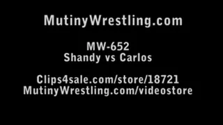 MW-652 Shandy vs Carlos MIXED WRESTLING DOMINATION part 1