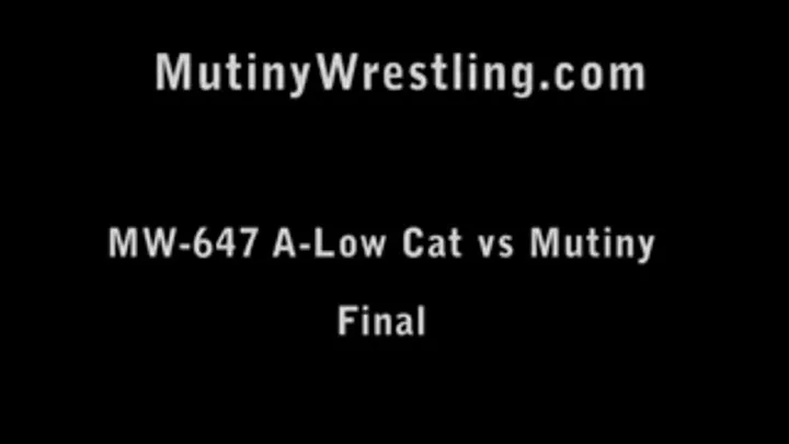 MW-647 Mutiny vs A-LOw Cat One Piece Thong tournament FINAL ****PART 2*****