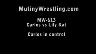 MW-613 Lily Kat vs Carlos Mixed grappling Domination Part 3