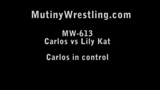 MW-613 Lily Kat vs Carlos Mixed grappling Domination Part 2