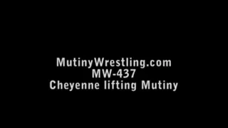 MW-437 Cheyenne lifting Mutiny (topless) FULL VIDEO
