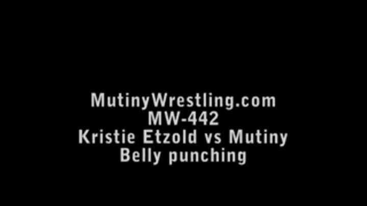 MW-442 Kristie Etzold vs Mutiny TOPLESS Belly Punching FULL VIDEO