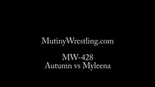 MW-428 Myleena vs Autumn (Myleena TOPLESS) PART 1