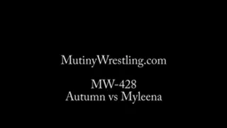 MW-428 Myleena vs Autumn (Myleena TOPLESS) PART 2