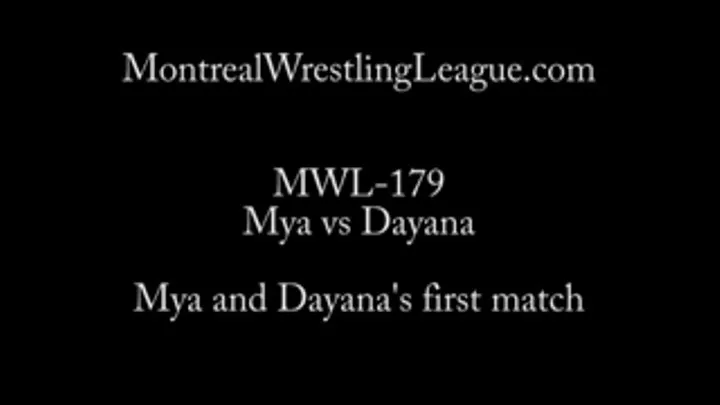 MWL-179 Mya vs Dayana The new wrestling league's first match! FULL VIDEO