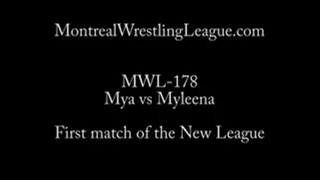 MW-178 Mya vs Mileena Catfight/Wrestling Part 1