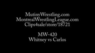 MW-422 Whitney vs Carlos (WHITNEY in CONTROL) FULL VIDEO