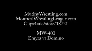 MW-400 EMYRA vs DOMINO (Mileena) TOPLESS DOMINATION by DOMINO Part 1