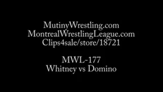 MWL-177 Domino vs Whitney Hot and Intense female wrestling Part 2