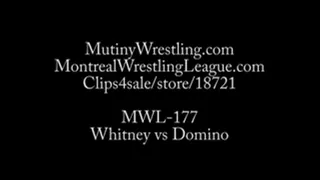 MWL-177 Domino vs Whitney Hot and Intense female wrestling Part 3