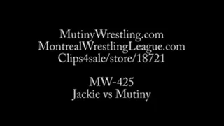 MW-425 Jackie beating up Mutiny (BREASTS and belly punching) FULL VIDEO
