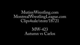 MW-423 Autumn vs Carlos (BEATDOWN on the sexy red head) Part 1