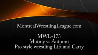 MWL-173 Mutiny vs Autumn (Total DOMINATION by Mutiny - lift-carry + pro style) PART 2