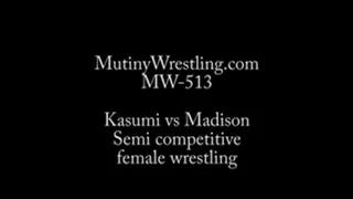 MW-541 Part 1 Madison vs Kasumi semi-competitive, scissors Part 1