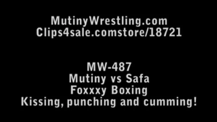 MW-487 Mutiny vs Safa Warda Foxxxy boxing. breasts/belly/pussy punching, kissing, cumming Full Video